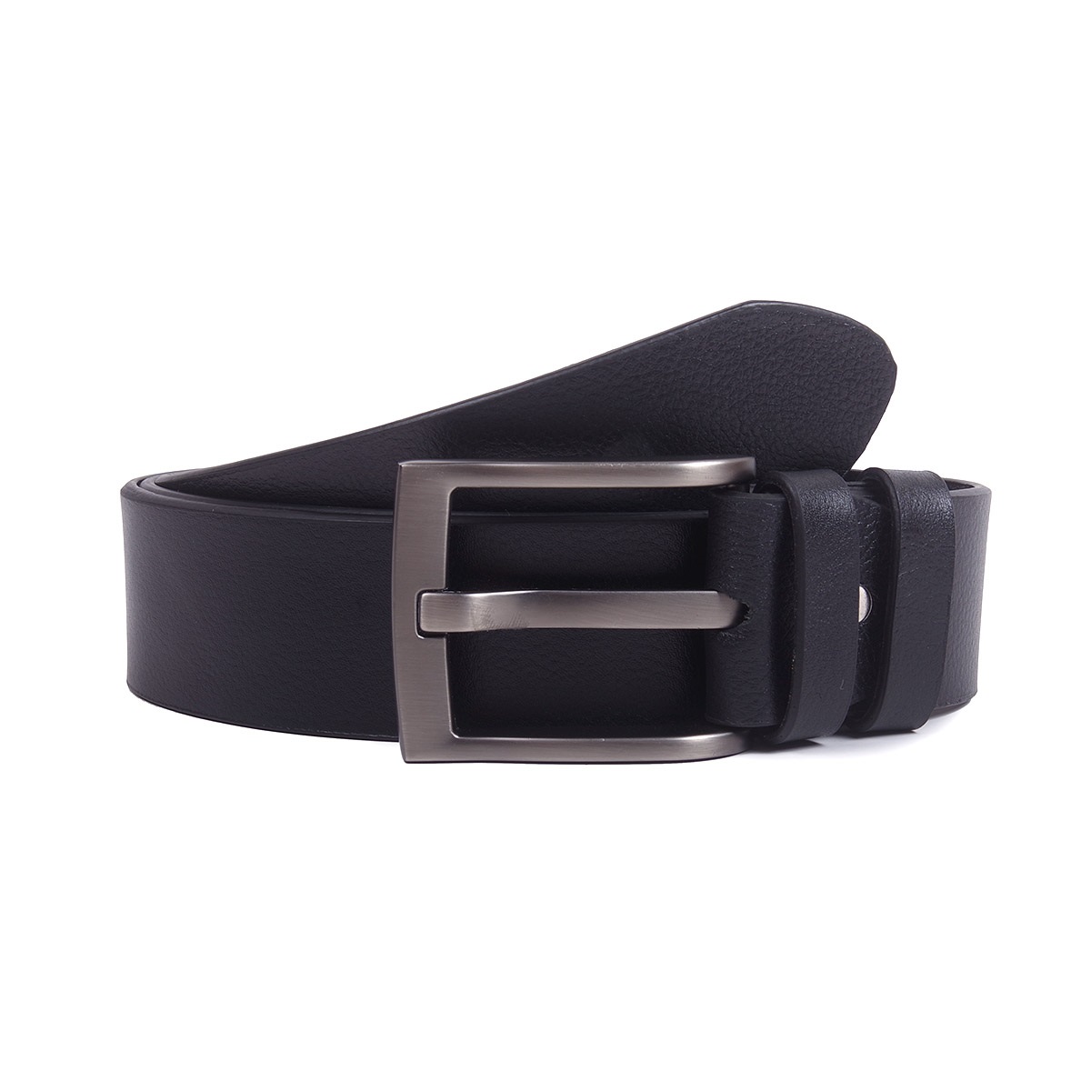 Premium Quality Men's Black Leather Belt for Male